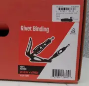 SNOWBOARD BINDINGS MENS RIPZONE Rivet Medium Black 2022/2023 NEW