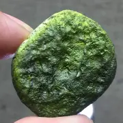 49.25Ct Genuine MOLDAVITE Czech Republic Certificate of Authenticity
