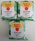 Lot 3 Packs Burts Bees Facial Cleansing Towelettes Cucumber & Mint 30 Towelettes