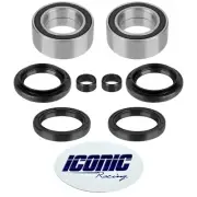Two Front Wheel Bearing Seal Kits fits 1988-2000 Honda FourTrax 300 TRX300FW 4x4