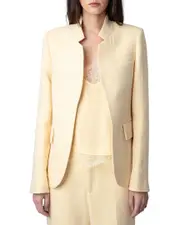 Zadig & Voltaire Very Lin Lurex Linen-Blend Blazer