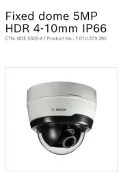 BOSCH NDE-5503-A Flexidome IP 5mp Outdoor Vandal Camera Factory Sealed