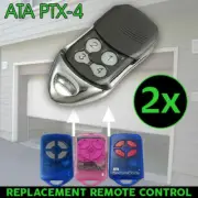 2x Remote Control For ATA PTX-4 SecuraCode Compatible Garage Door Replacement