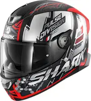 Shark Skwal 2 Noxxys, full face helmet , color: Matt Black/Dark Grey/Red , size: M
