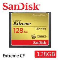 在飛比找ETMall東森購物網優惠-SanDisk Extreme CF 記憶卡 128GB [