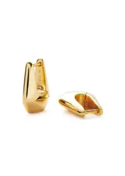 Missoma X Lucy Williams Acro Small 18kt Gold-plated Hoop Earrings ONE SIZE