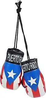 ABOOFAN Patriotic Style Mini Boxing Gloves Hanging Charm DIY Keyring Boxing Party Decorations Key Decorations for Car House Keys Bags Decor