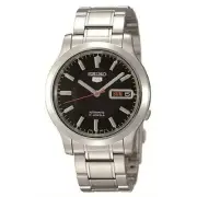 Seiko Men's SNK795 5 Automatic Stainless Steel Watch with Black Dial New No Box