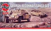 Airfix 02312V WWII German Reconnaissance Vehicle Set 1/76 Scale Model Kits