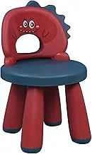 Kids Playing Chair, Toddler Dino Chair Full Backrest, Double Thickened Backrest, Non Slip Full Backrest, Toodler Bath Stool, Rubber Pad Base Chair for Home Classroom Kindergarten