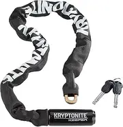 [KRYPTONITE] Keeper 785 Bike Chain Lock, 2.8 Feet Long Heavy Duty Anti-Theft Bicycle Chain Lock with Keys for Bike, Motorcycle, Scooter, Bicycle, Door, Gate, Fence