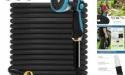 Non-Expandable Garden Hose 50 ft Kink Free Flexible Water Hose with 10-Pattern