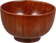 Cabilock 1Pc Salad Bowl Stylish Kitchen Bowl for Fruits Elegant Serving Dish for Home for Gatherings and Parties Natural Wood with Fine Workmanship