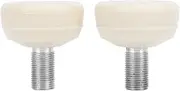 Roller Skate Toe Stops Rubber Lightweight Wearable Replacement for Inline Skates 2PCS