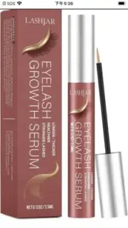 LASHJAR Upgraded Eyelash Growth Serum, Premium Lash Serum Eyebrow Enhancer Serum
