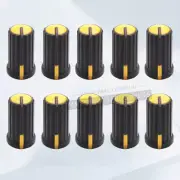 10PCS Replacement Rotary Control Knob Cap For Yamaha Mixer (Yellow)