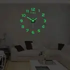 3D Wall Clock Frameless Wall Clock DIY Mirror Surface Sticker Home Office Decor