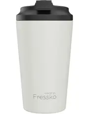 [Made by Fressko] Grande Stainless Steel Reusable Cup 475ml in White