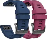 lepmok 20mm Women Band for Garmin Fenix 7S/Fenix 7S Solar/Fenix 7S Sapphire Solar/Fenix 6S/Fenix 6S Pro/Fenix 5S/Fenix 5S Plus (2-Pack)