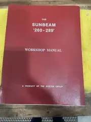 Sunbeam 260-289 Workshop Manual