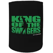 Alcohol Stubby Holder - King Of The Swingers Golf - Funny Novelty Birthday Gift Joke Beer Can Bottle