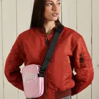 在飛比找Yahoo奇摩購物中心優惠-SUPERDRY 多功能側背包 SIDE BAG 粉