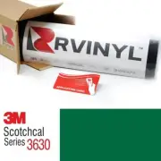 3M 3630 Scotchcal Green 26 Translucent Vinyl Film Craft Sign DIY Sheet Roll