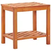 Solid Wood Side Table 17.7" Outdoor Indoor Plant Stand Coffee Sofa End vidaXL