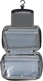 [WOONEKY] Waterproof Makeup Bag Set Toiletry Bag Hair Makeup Storage Bags Foldable Portable Cosmetics Bag