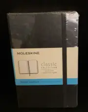 Moleskine Classic Collection Hard Cover Notebook, 1-Subject, Dotted Rule, Black