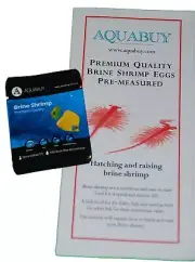 Artimia eggs Shrimp Brine 1 pack - Pre-Measured 500mL of water