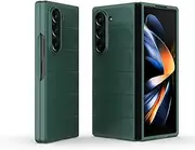 [BORYA] Case for Samsung Galaxy Z Fold6 (Fold 6), Shockproof Soft Premium TPU Bumper Silicone Mobile Phone Case, Drop Protection, Airbag Design, Protective Case, Ultra Thin Durable Case, Green
