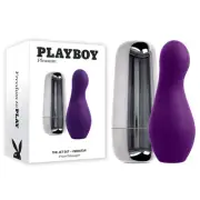 Playboy Pleasure THE JET SET - VIBRATOR - Purple 10.2 cm Vibrator with Self C...