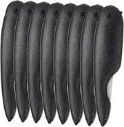 BAZEITFLOW 8Pcs Metal Folding Nail Files Double Sided Buffers for Fingernails and Toenails Compact Design for Manicure and Pedicure Durable Nail Polishing Strips