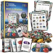 National Geographic Rock Bingo Game - Play Rock Bingo, Mineral Memory, Gemsto...