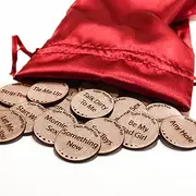 72pc Date Night Activity Token Game, Funny Couples Date Night Fun Tokens, Romantic Fun Sex Token Gift Set