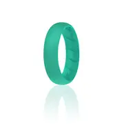 ROQ Silicone Wedding BR Solid Ring - Basic-Turquoise by ROQ for Women - 11 mm Ring