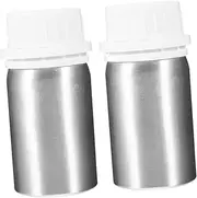 2pcs Bottled Oil Travel Container Mini Oil Dropper Bottle Essential Oil Packing Bottle Fragrance Bottles Small Essential Oil Bottles Mini Oil Bottles Plastic Silver