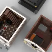 C4770 Modular Building: House Model Architecture with Interior 1622 Pieces