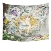 Fairytale Drawings Aria Fairy and Friends Tapestry