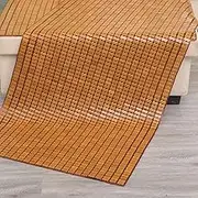 Rattan Mat Bed, Foldable Smooth Breathable Cushion Mat,Cooling Pad,Air Conditioning Mat(45x45cm(1.47x1.47ft))