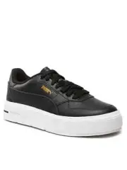 Puma Cali Court 394384-02 Sneakers Kids Black Leather Lifestyle Shoes FL3531