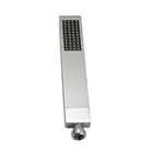 Chrome Brass Square Hand Held Shower Spray Head
