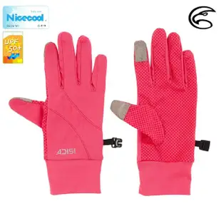 【ADISI】NICECOOL 吸濕涼爽抗UV觸控止滑手套 AS23014(UPF50+ 涼感 防曬手套)
