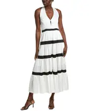 IPPONELLI Tiered Midi Dress