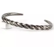 7 Inch Stainless Steel Mens Vintage Mobius Horn Cuff Bangle Bracelet Men