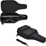 Travel Case for PDP RIFFMASTER Wireless Guitar Controller,Portable Carry Cover Shoulder Bag Backpack Accessories for PDP RIFFMASTER PS5/PS4/Xbox Wireless Guitar Controller/Laptop/Cable,Black