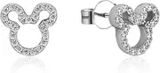 [Disney] Women's 925SS MICKEY CZ EARRINGS, Multicolor, 1CM