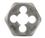 Irwin Hanson 7/16"-20NF High Carbon Steel SAE Hexagon Die, 9440
