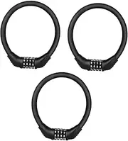 OHPHCALL Scooter Lock 3 Pcs Tire Lock Heavy Duty Combination Lock Coded Lock Motorcycle Lock Alarm Mountain Bike Lock Password Padlock Bike u Lock Bike Locks with Motorcycle Chain Lock Bike Lock Code